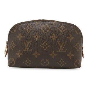 LOUIS VUITTON Brown Monogram Pochette Pouch